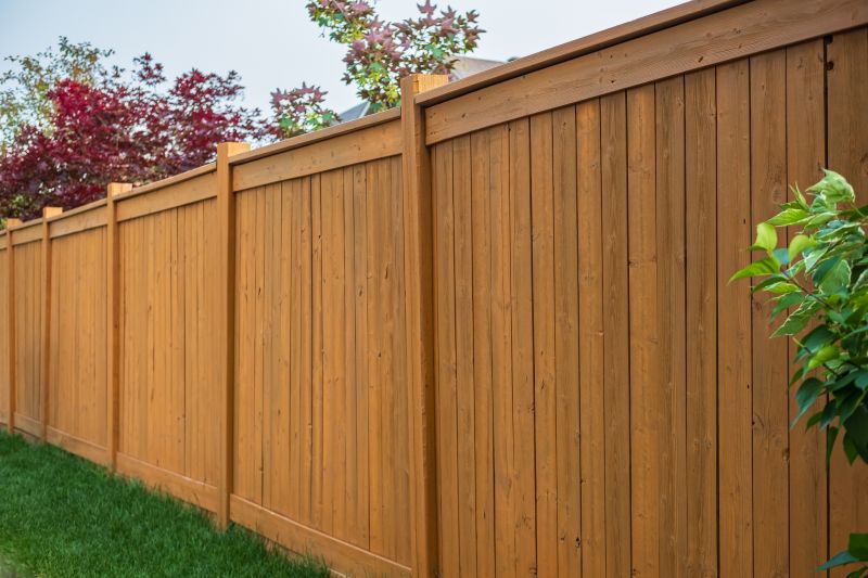 Finished Wooden Fence