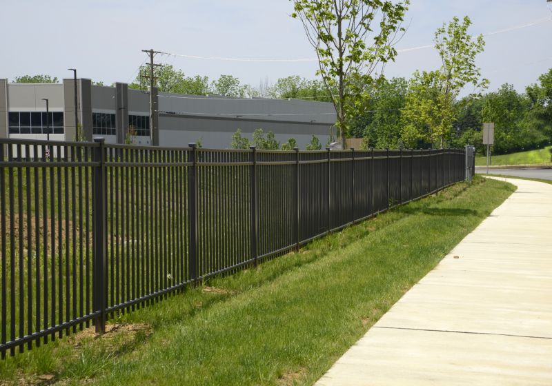 Metal Fence at a Commercial Property